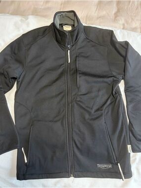 Triumph Men’s Black Full-Zip Softshell Jacket